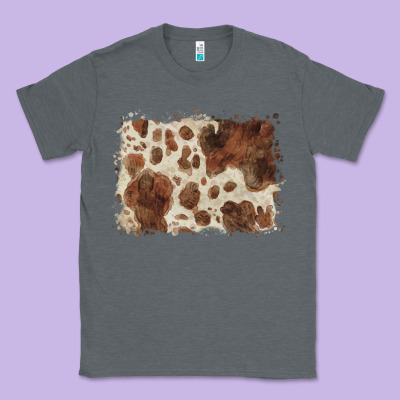 Cowhide Background Classic Tee Designed By Barkaloodesign