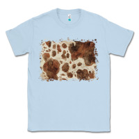 Dusty Blue cowhide background Classic Tee - BarkalooDesign
