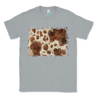 Heather Grey cowhide background Classic Tee - BarkalooDesign