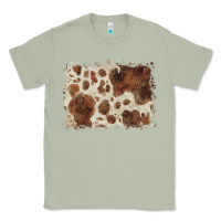 Matcha cowhide background Classic Tee - BarkalooDesign