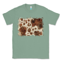 Sage cowhide background Classic Tee - BarkalooDesign