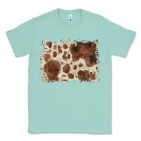 Seafoam cowhide background Classic Tee - BarkalooDesign
