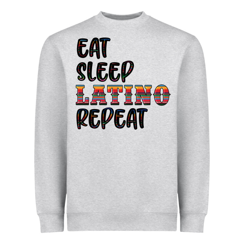 Eat Sleep Latino Repeat Heavyweight Sweatshirt by BundleAndBundleShop | Teevron