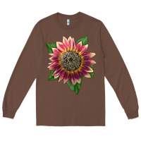 Chestnut crimson blaze sunflower Long Sleeve Tee - LillyAllenDesigns