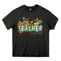Asphalt western teacher squad Heavy Core Tee - texasbilliewilder