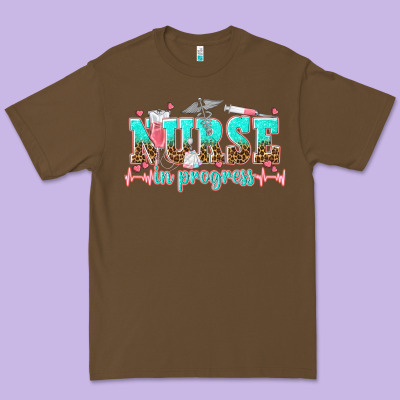 Nurse In Progress Tbw Premium Tee Designed By Texasbilliewilder