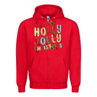 Red have a holly jolly christmas Zipper Hoodie - MaliasSmallBusiness