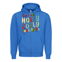 Have A Holly Jolly Christmas Zipper Hoodie | Teevron