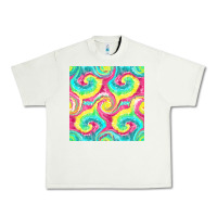 Pistachio Tie Dye Seamless Pattern Urban Heavy Tee - BundleAndBundleShop