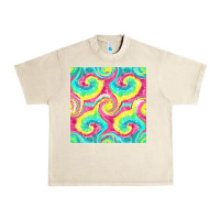 Sandshell Tie Dye Seamless Pattern Urban Heavy Tee - BundleAndBundleShop