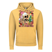 Vintage Mustard when you're dead inside but it's christmas Vintage Hoodie - AdoDesignShop