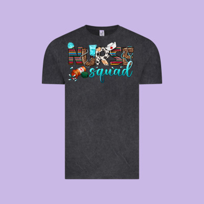 Nurse Squad Vintage Tee Designed By Bundleandbundleshop