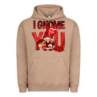 Pigment Burro I gnome you with roses Valentine's Day Urban Hoodie - HowdyJamesFarm