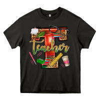Asphalt western teacher Heavy Core Tee - texasbilliewilder