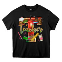 Black western teacher Heavy Core Tee - texasbilliewilder