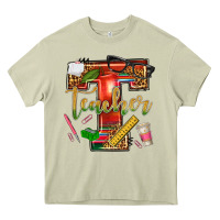 Mossy western teacher Heavy Core Tee - texasbilliewilder
