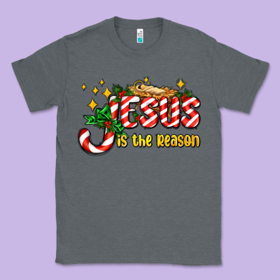 Jesus Is The Reason With Christmas Candy Ado Classic Tee Designed By Adodesignshop