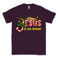 Plum jesus is the reason with christmas candy ado Classic Tee - AdoDesignShop
