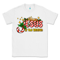 White jesus is the reason with christmas candy ado Classic Tee - AdoDesignShop
