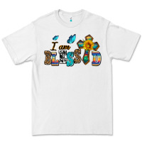 White ı am blessed Premium Tee - AdoDesignShop