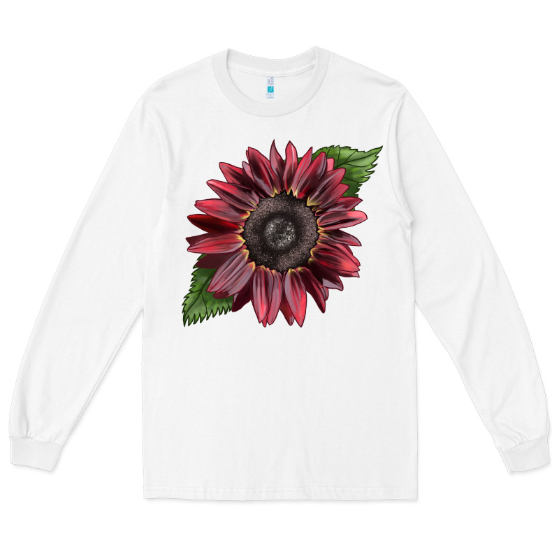 Chocolate Sunflower Long Sleeve Tee by LillyAllenDesigns | Teevron