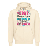 Sandshell cna because even nurses need heroes Zipper Hoodie - MaliasSmallBusiness