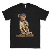 Black Baby Baboon Illustrations Classic Tee - LillyAllenDesigns
