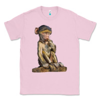 Bubblegum Pink Baby Baboon Illustrations Classic Tee - LillyAllenDesigns