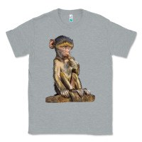 Heather Grey Baby Baboon Illustrations Classic Tee - LillyAllenDesigns