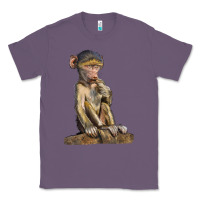 Lavender Baby Baboon Illustrations Classic Tee - LillyAllenDesigns