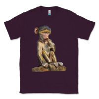Plum Baby Baboon Illustrations Classic Tee - LillyAllenDesigns
