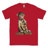 Red Baby Baboon Illustrations Classic Tee - LillyAllenDesigns
