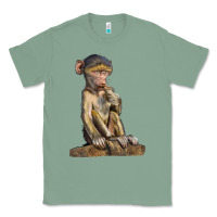 Sage Baby Baboon Illustrations Classic Tee - LillyAllenDesigns