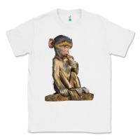 White Baby Baboon Illustrations Classic Tee - LillyAllenDesigns