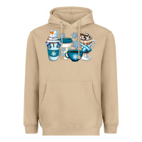 Mushroom Winter Coffee Cups Heavyweight Hoodie - Artiststas