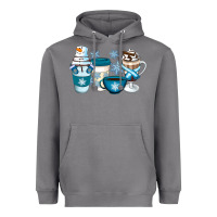 Storm Winter Coffee Cups Heavyweight Hoodie - Artiststas