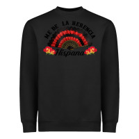 Black me de la herencia hispana hand fan Heavyweight Sweatshirt - BundleAndBundleShop
