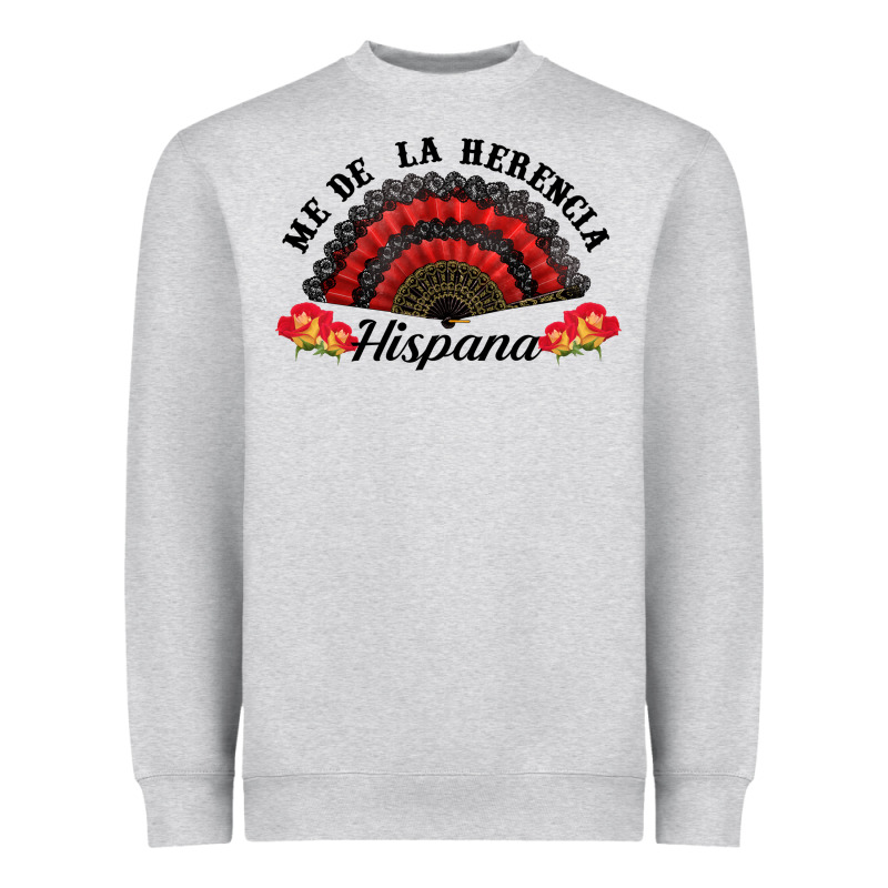 Me De La Herencia Hispana Hand Fan Heavyweight Sweatshirt by BundleAndBundleShop | Teevron