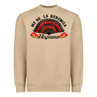 Mushroom me de la herencia hispana hand fan Heavyweight Sweatshirt - BundleAndBundleShop