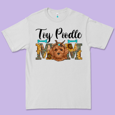 Western Toy Poodle Mom Premium Tee Designed By Ranaportraitstore