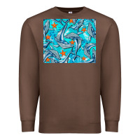 Chestnut humpback whale mousepad Premium Sweatshirt - BarkalooDesign