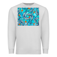 Dove Grey humpback whale mousepad Premium Sweatshirt - BarkalooDesign