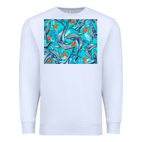 White humpback whale mousepad Premium Sweatshirt - BarkalooDesign