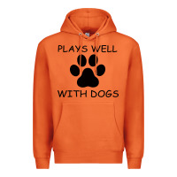 Carrot Plays Well With Dogs Premium Hoodie - Bettercallsaul