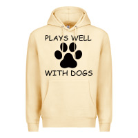 Pina Colada Plays Well With Dogs Premium Hoodie - Bettercallsaul