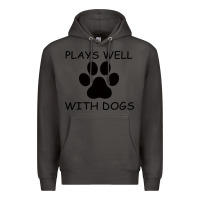 Smoke Plays Well With Dogs Premium Hoodie - Bettercallsaul