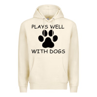 Tofu Plays Well With Dogs Premium Hoodie - Bettercallsaul
