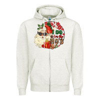 Oatmeal Heather i do in for the ho s Zipper Hoodie - MaliasSmallBusiness