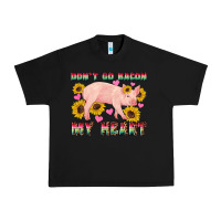 Black western don't go bacon my heart pig Urban Heavy Tee - Artiststas