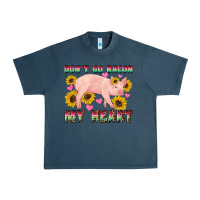 Midnight Navy western don't go bacon my heart pig Urban Heavy Tee - Artiststas